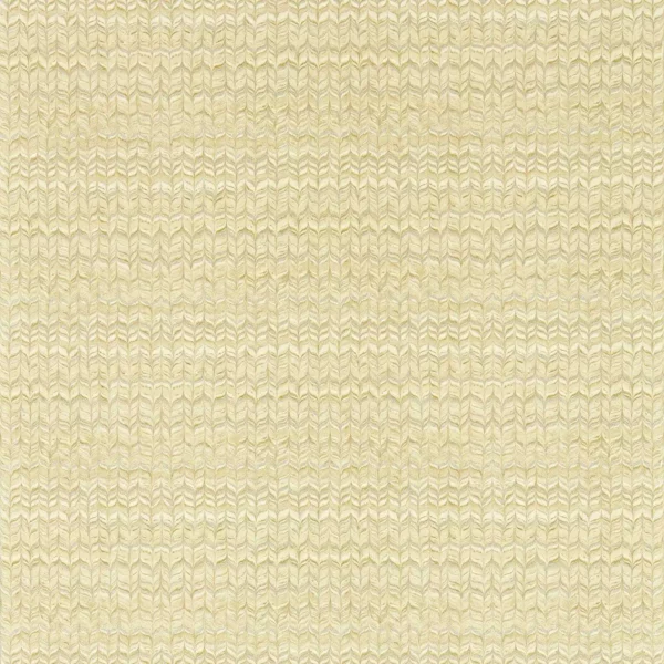 Soboku Wallpaper - Buttermilk / Chalk by yellow striped wallpaper from harlequin
