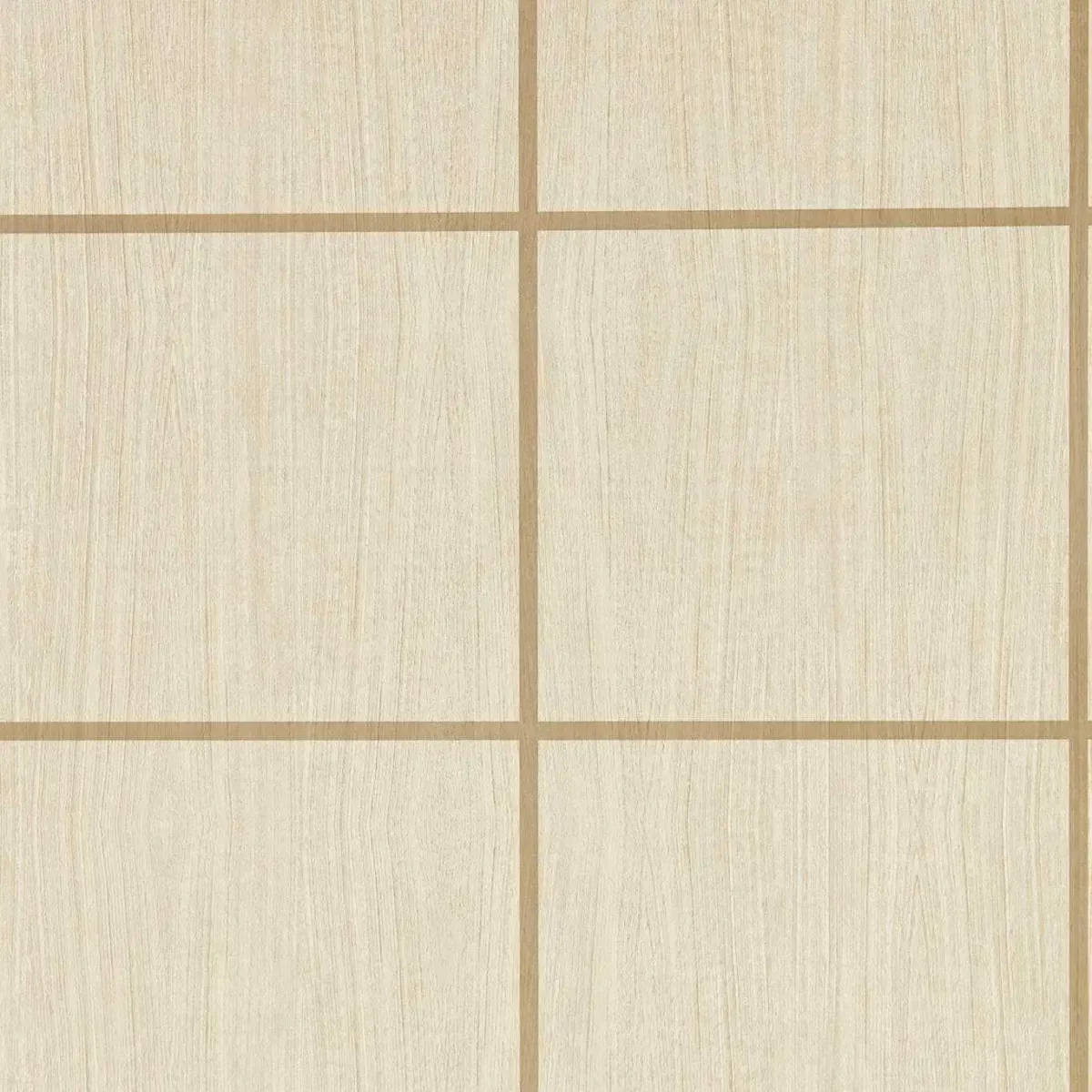 Wood Blocks Wallpaper - Ash / Taupe Gloss by neutral checked wallpaper from harlequin