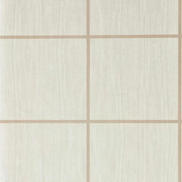 Wood Blocks Wallpaper - Silver Birch / Blush Gloss by neutral checked wallpaper from harlequin