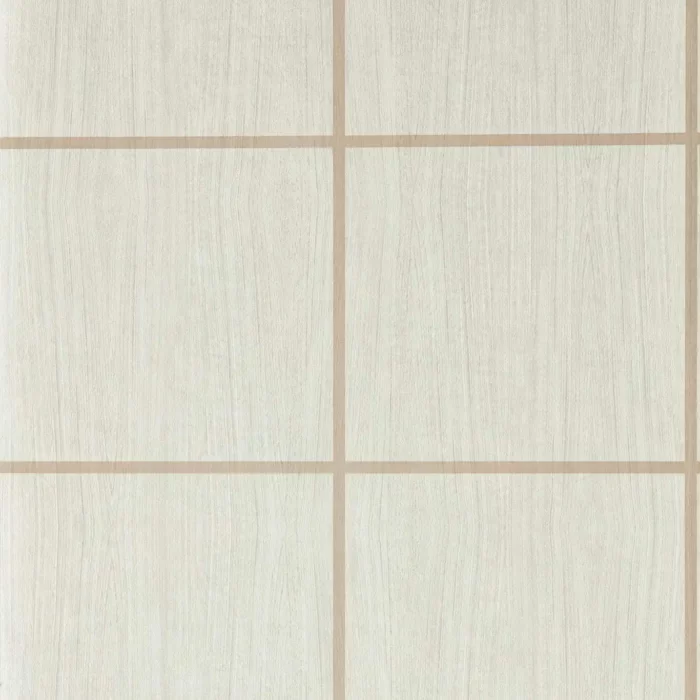 Wood Blocks Wallpaper - Silver Birch / Blush Gloss swatch