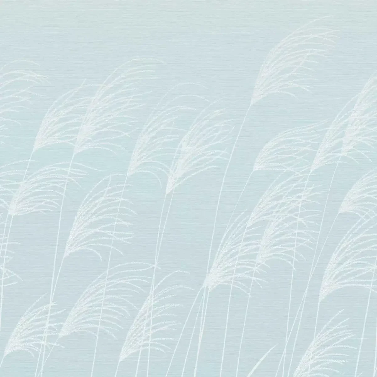 Miscanthus Wallpaper - Sky / Celestial by blue botanical wallpaper from harlequin