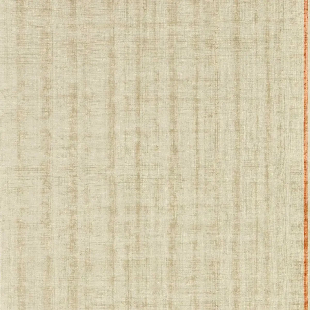 Papyrus Wallpaper - Parchment / Paprika by brown striped wallpaper from harlequin