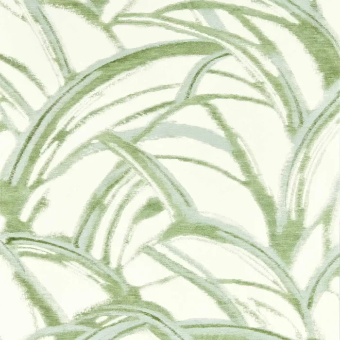 Kimono Wallpaper - Seaglass / Evergreen swatch