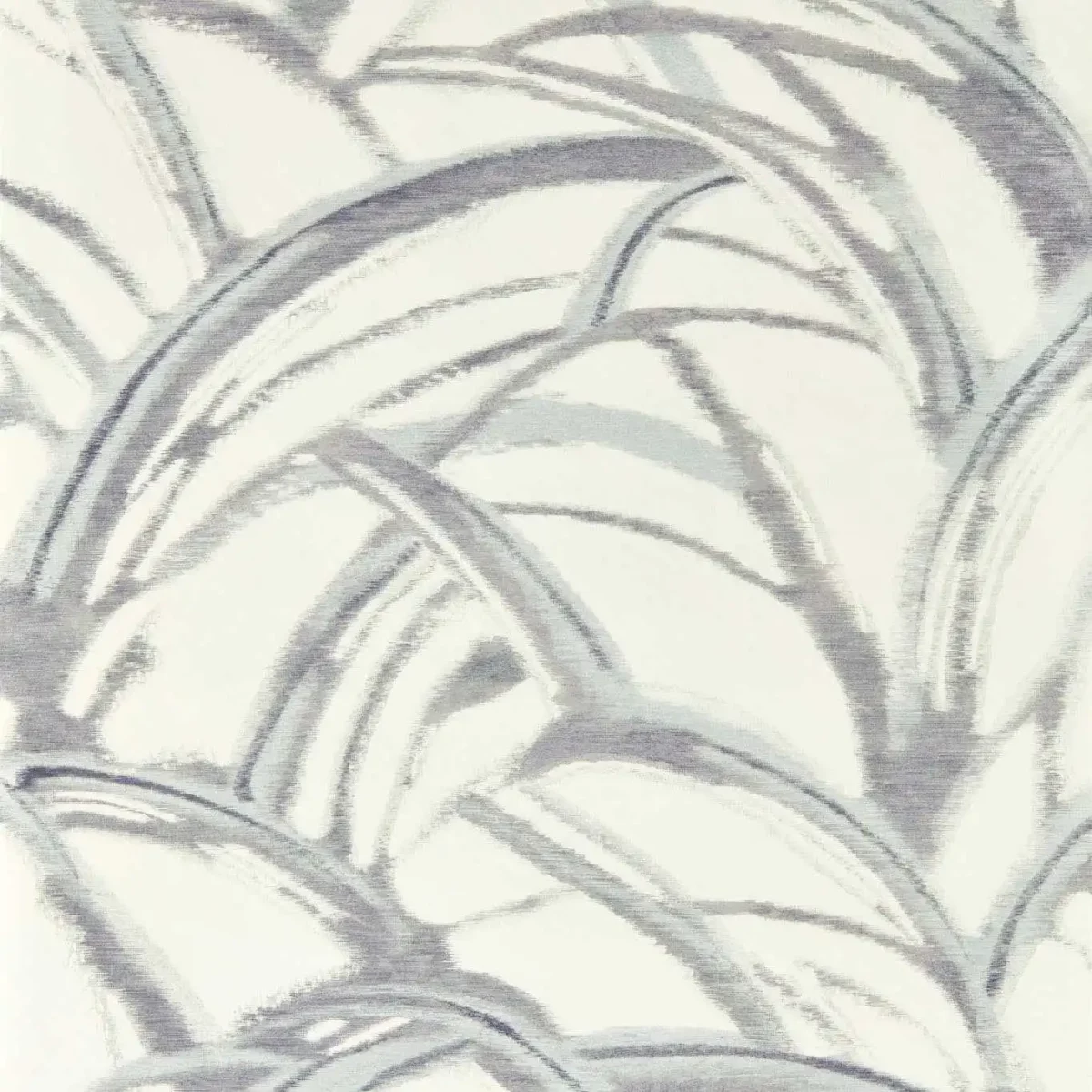 Kimono Wallpaper - Lilac / Periwinkle by black-grey contemporary wallpaper from harlequin