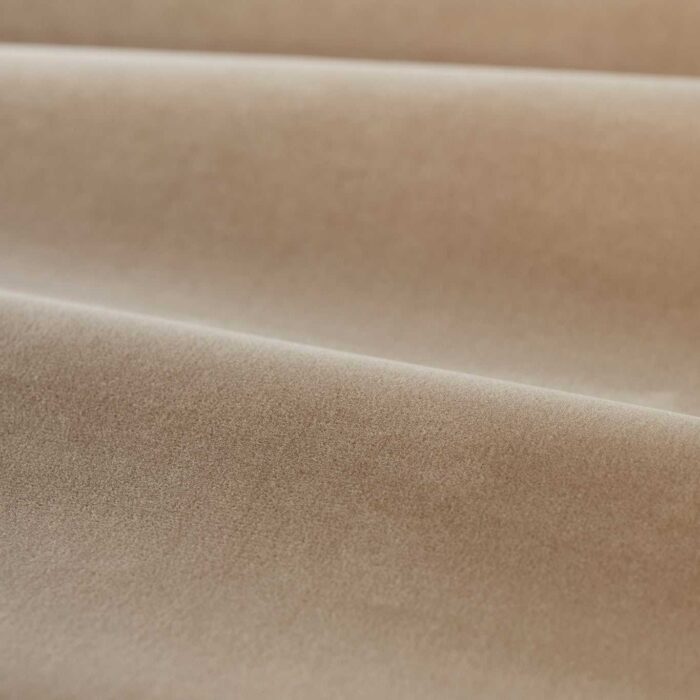 Cotton Velvet Performance Fabric - Parchment swatch