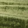 green plain velvet-chenille fabric from Zoffany