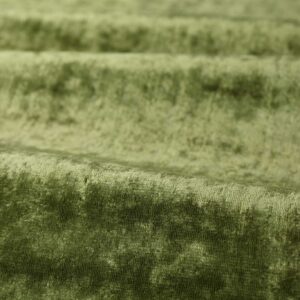 green plain velvet-chenille fabric from Zoffany