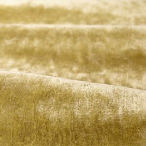 yellow plain velvet-chenille fabric from Zoffany