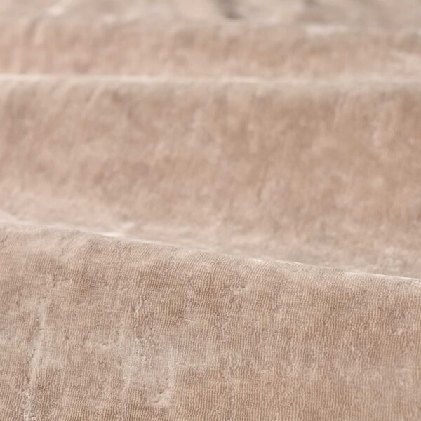 Curzon Fabric - Rose Quartz by pink plain velvet-chenille fabric from Zoffany