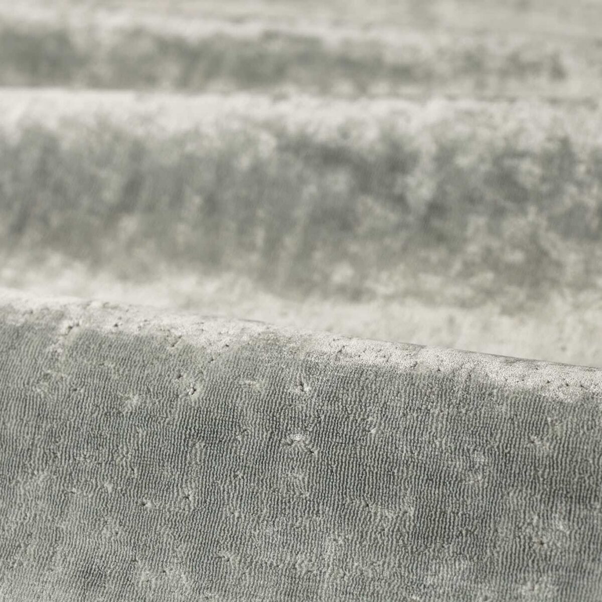 Curzon Fabric - Nimbus by black-grey plain velvet-chenille fabric from Zoffany