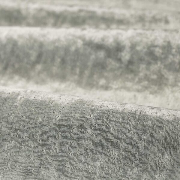 black-grey plain velvet-chenille fabric from Zoffany
