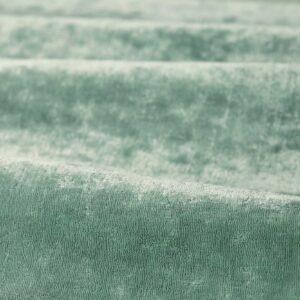 blue plain velvet-chenille fabric from Zoffany