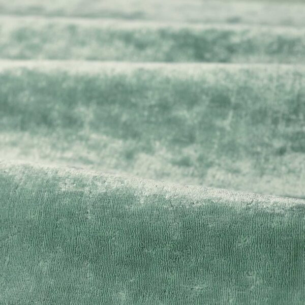 blue plain velvet-chenille fabric from Zoffany