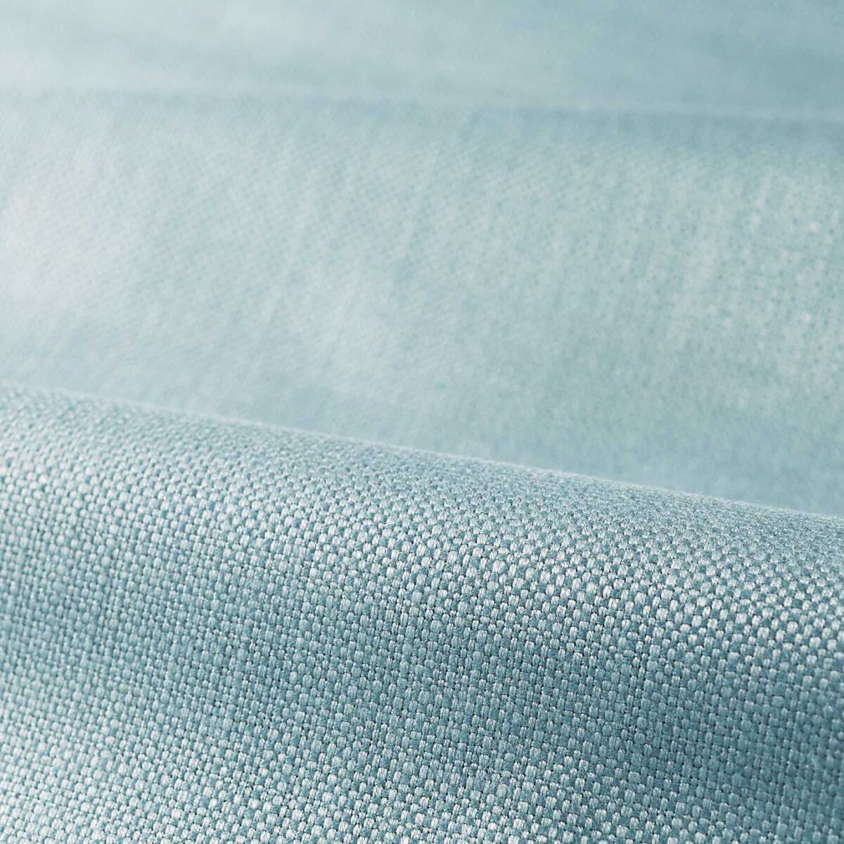 Lustre Fabric - Wedgwood Blue by blue plain woven fabric from Zoffany