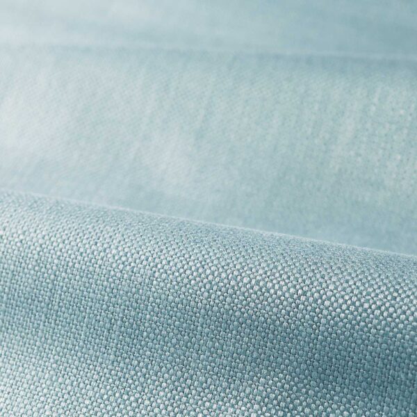 Lustre Fabric - Wedgwood Blue by blue plain woven fabric from Zoffany