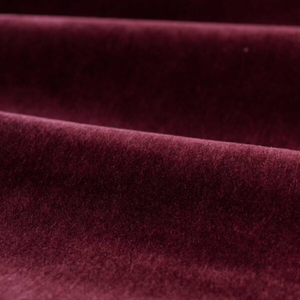 Mohair Fabric - Bordeaux by red plain misc fabric from Zoffany