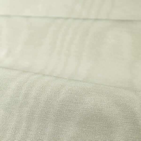 Moiré Fabric - Platinum by white plain woven fabric from Zoffany
