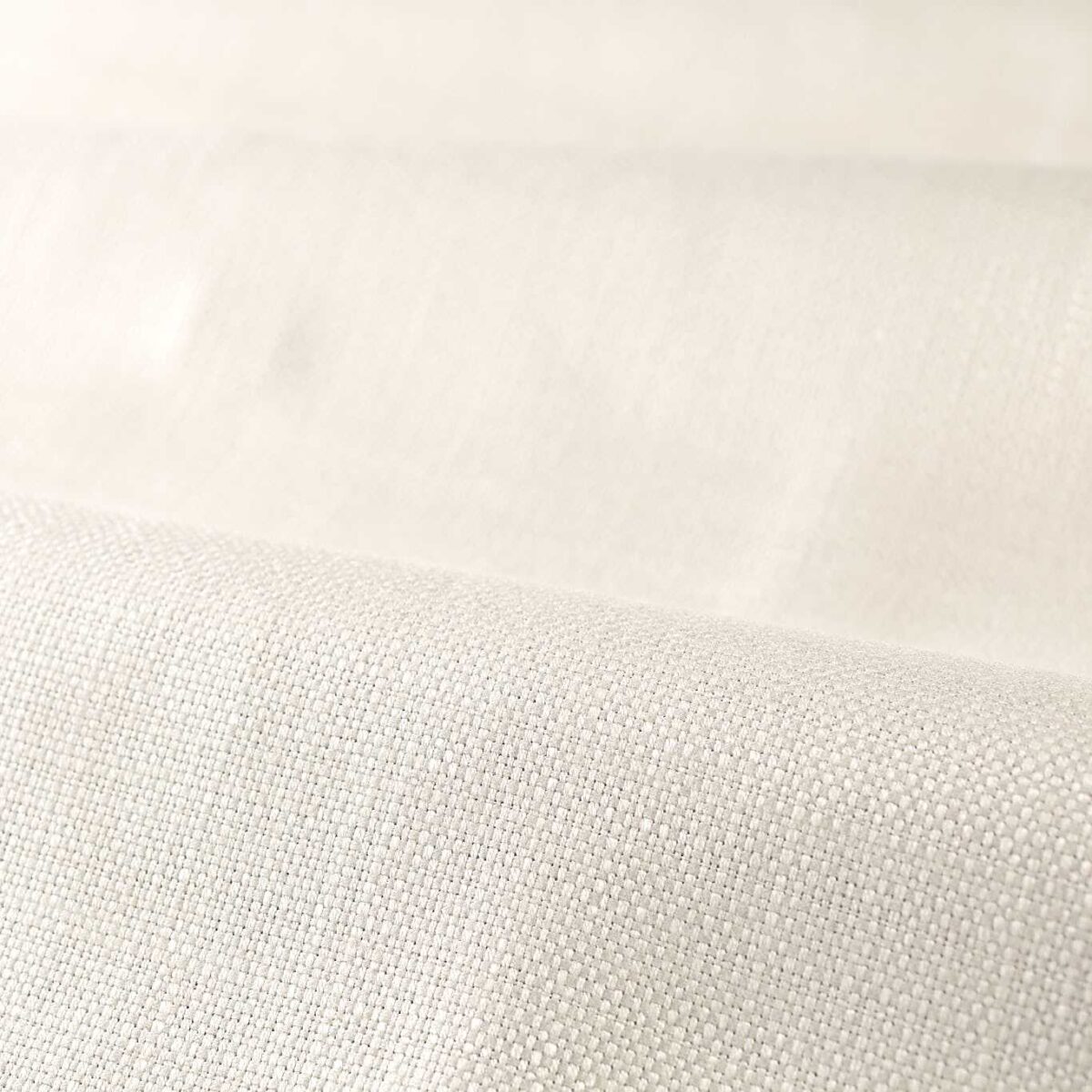 Lustre Fabric - Pearl by white plain woven fabric from Zoffany