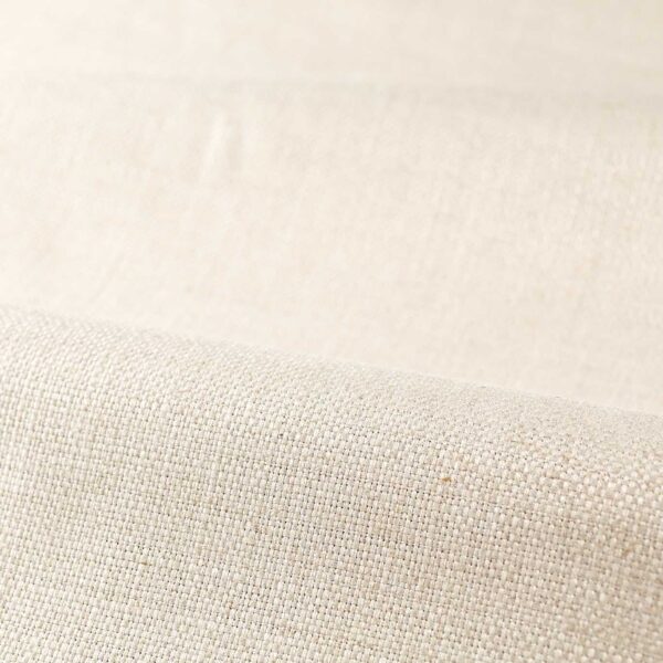 Lustre Fabric - Natural Undyed by white plain woven fabric from Zoffany