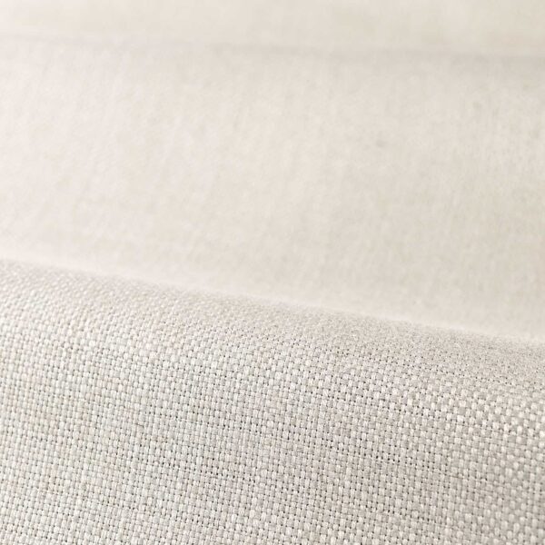 Lustre Fabric - Platinum by white plain woven fabric from Zoffany