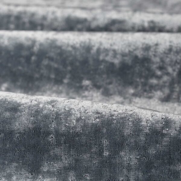 Curzon Fabric - Blue by blue plain velvet-chenille fabric from Zoffany