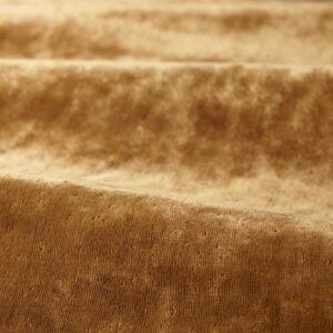 orange plain velvet-chenille fabric from Zoffany