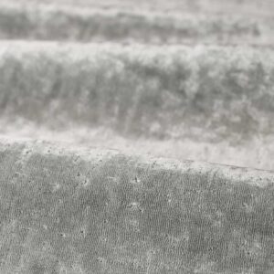 black-grey plain velvet-chenille fabric from Zoffany