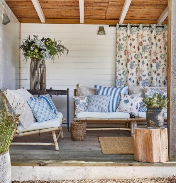 Towan Fabric - Aqua from