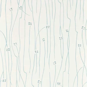 blue botanical wallpaper from harlequin
