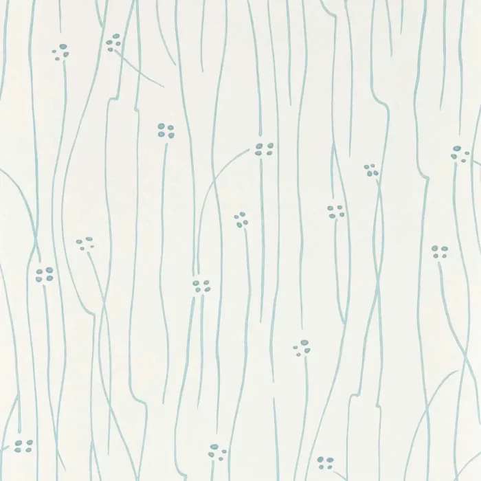 Eizou Wallpaper - Sky /  Indigo /  Chalk – Sky / Indigo / Chalk swatch