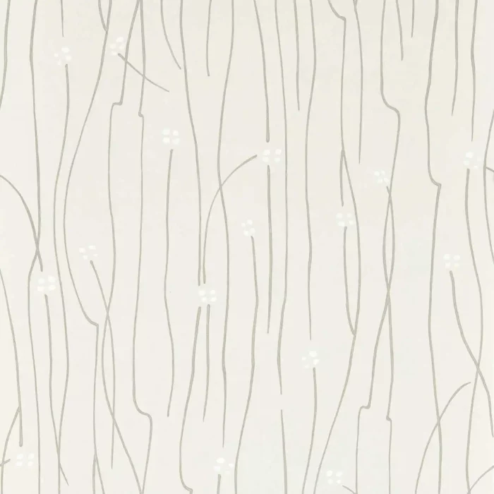 Eizou Wallpaper - Silver / Frost /  Chalk – Silver / Frost / Chalk swatch