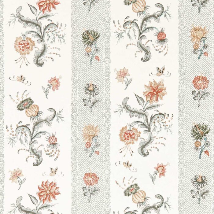 Papaver Stripe Wallpaper - Tuscan Pink / Nimbus swatch