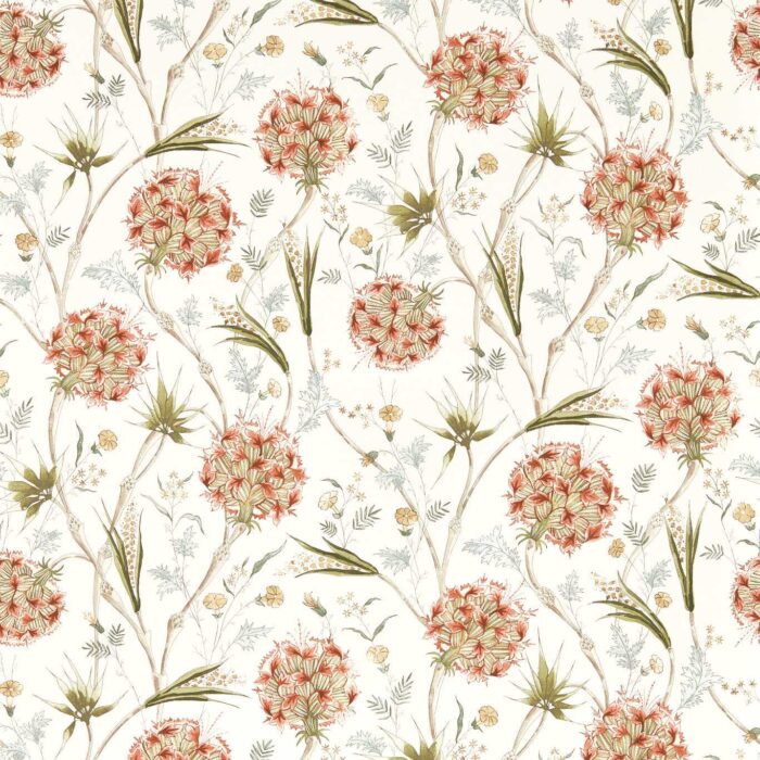 Wallichi Wallpaper - Russet / Olive swatch