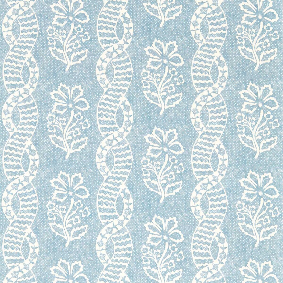 blue botanical wallpaper from zoffany