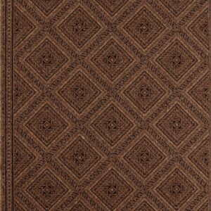 brown geometric wallpaper from zoffany