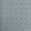 blue geometric wallpaper from zoffany