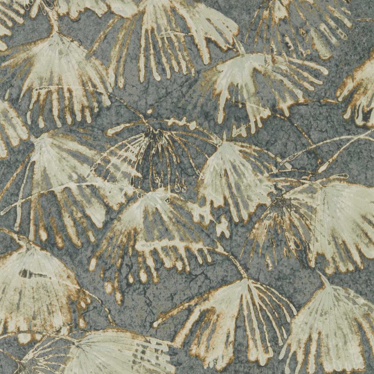 Iliad Wallpaper - Blue Stone by blue contemporary wallpaper from zoffany