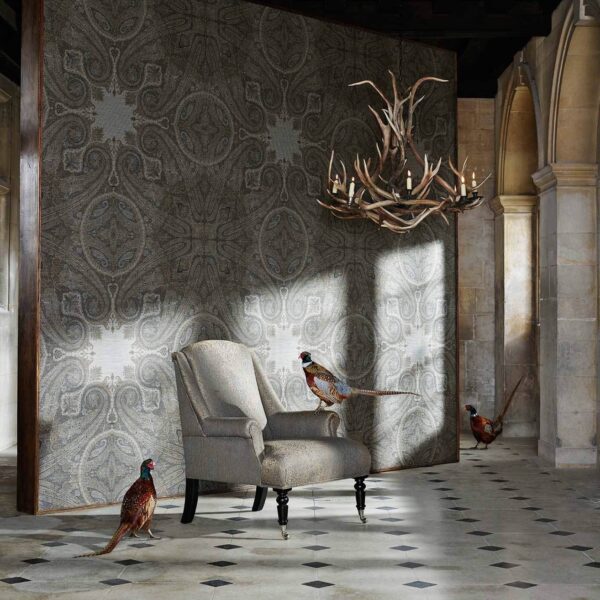 Elswick Paisley Wallpaper - Sunstone from