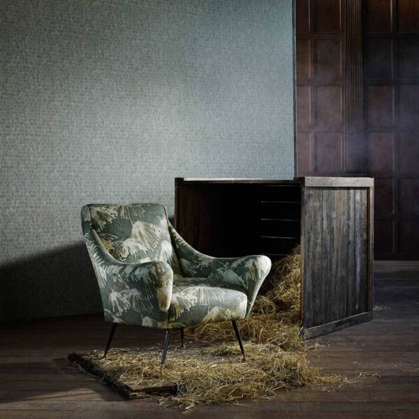 Guinea Wallpaper - Charcoal by Guinea Wallpaper - Charcoal from