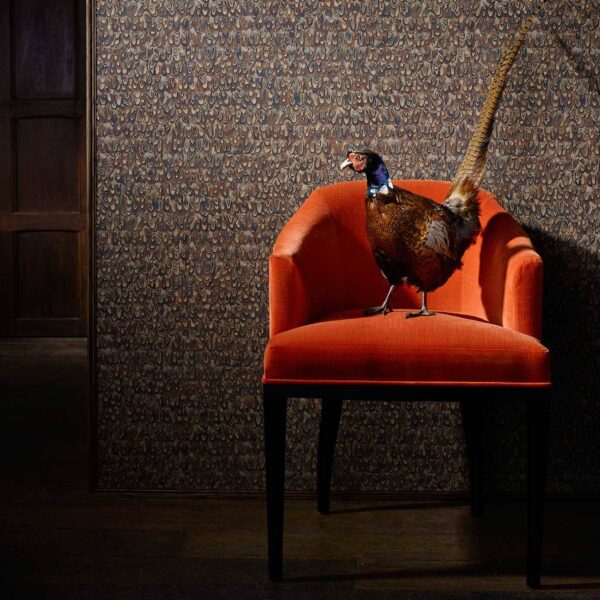 Icarus Wallpaper - Copper / Phesant by Icarus Wallpaper - Copper / Phesant from