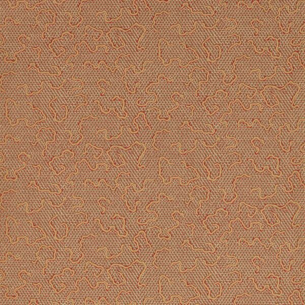 Domino Paper Wallpaper - Russet by orange misc wallpaper from zoffany