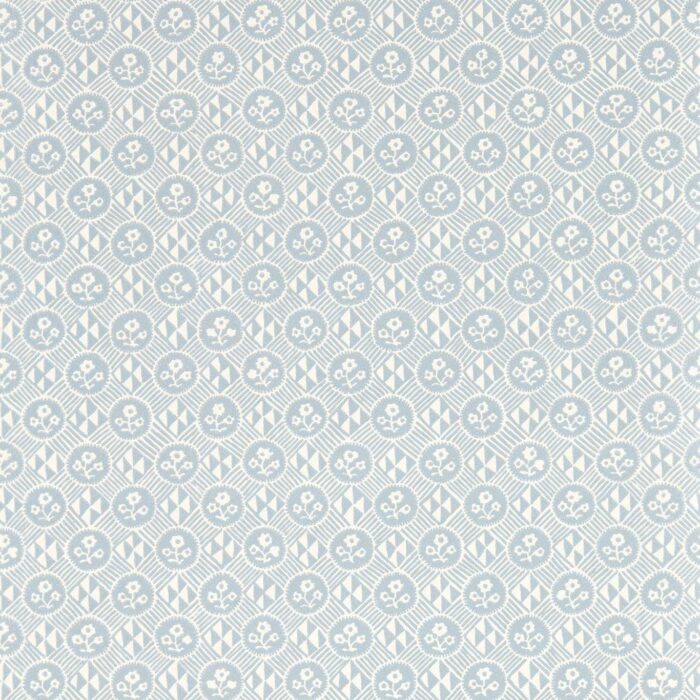 Diamonds & Flowers Wallpaper - Shetland swatch