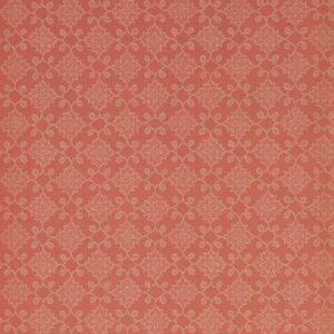 red botanical wallpaper from zoffany