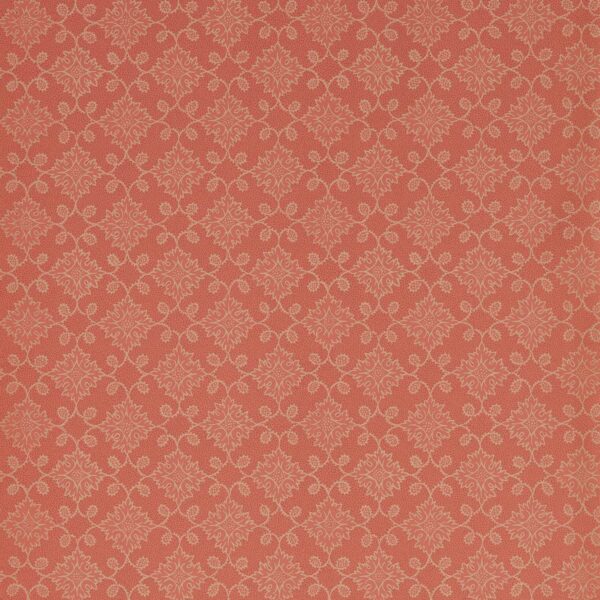 red botanical wallpaper from zoffany