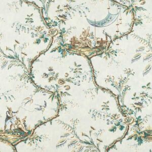 blue misc linen fabric from Zoffany