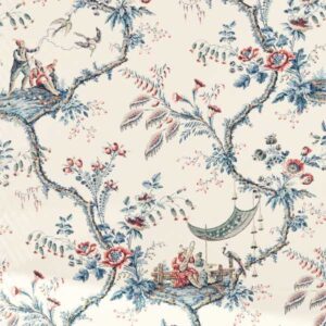 blue misc linen fabric from Zoffany