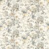 blue botanical linen fabric from Zoffany