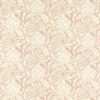 pink botanical linen fabric from Zoffany