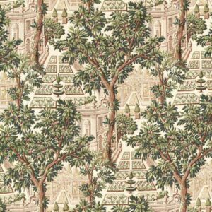 pink misc linen fabric from Zoffany