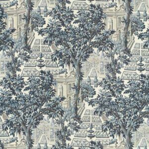 blue misc linen fabric from Zoffany